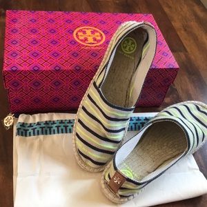 Tory Burch espadrilles 7.5 excellent condition